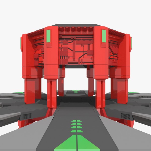 3d model of mobile landing robot character - Landing Robo LR-12 by Tschirner